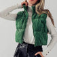 Cropped Corduroy Puffer Vest