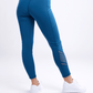 High-Waisted Pilates Leggings with Side Pockets & Mesh Panels