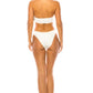 TWISTED BANDEAU TOP TWO PIECE BIKINI
