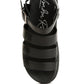 Belcher Faux Leather Gladiator Sandals