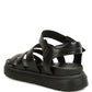 Belcher Faux Leather Gladiator Sandals