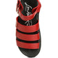 Belcher Faux Leather Gladiator Sandals