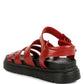 Belcher Faux Leather Gladiator Sandals