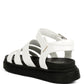 Belcher Faux Leather Gladiator Sandals