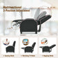 Massage Gaming Recliner Chair with Headrest and Adjustable Backrest