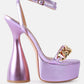 Big Bash Metallic High Platform Chunky Sandals