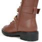 Billy Metal Chain Embellished Biker Boots