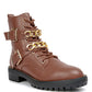 Billy Metal Chain Embellished Biker Boots