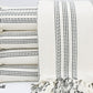 Black & White 3 Stripe | Beach Towel