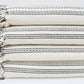 Black & White 3 Stripe | Beach Towel