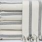 Black & White Stripes | Beach Towel