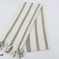 Black & White Stripes | Beach Towel