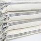 Black & White Stripes | Beach Towel