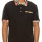 Checkered Detail Polo