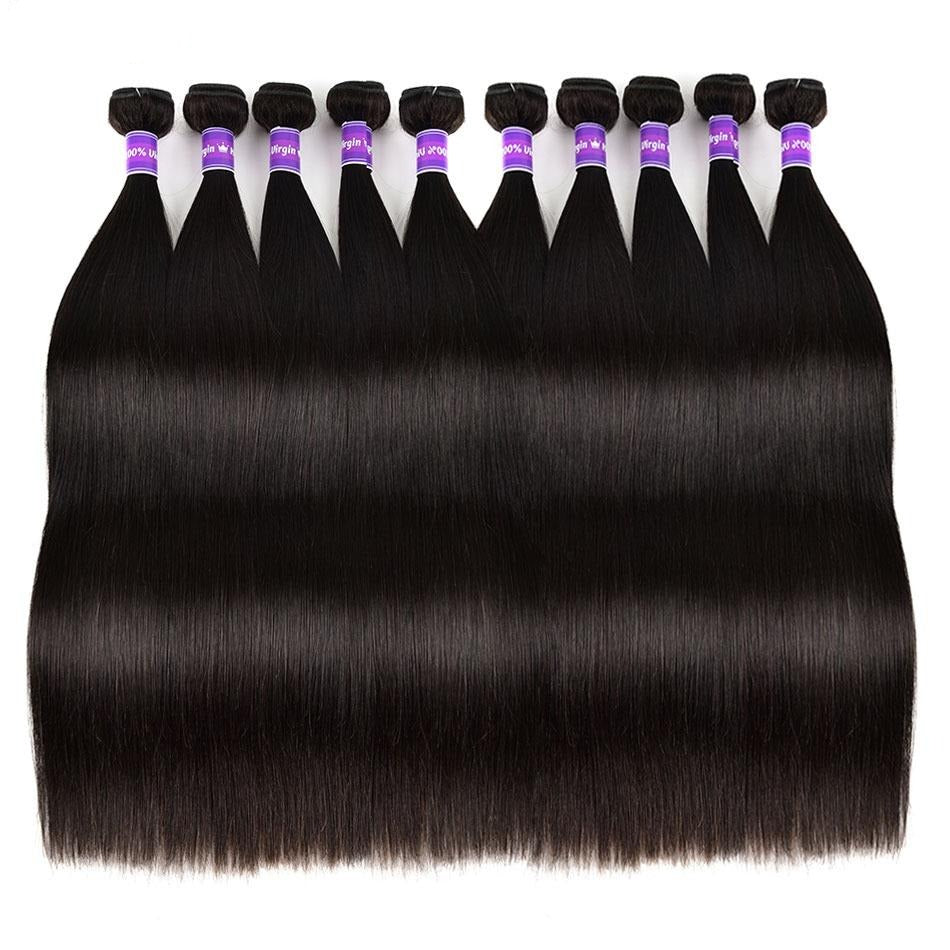 Wholesale 5/6/10/12 Bundles Brazilian Straight Hair 10A Grade Human Ha - Walbiz.com