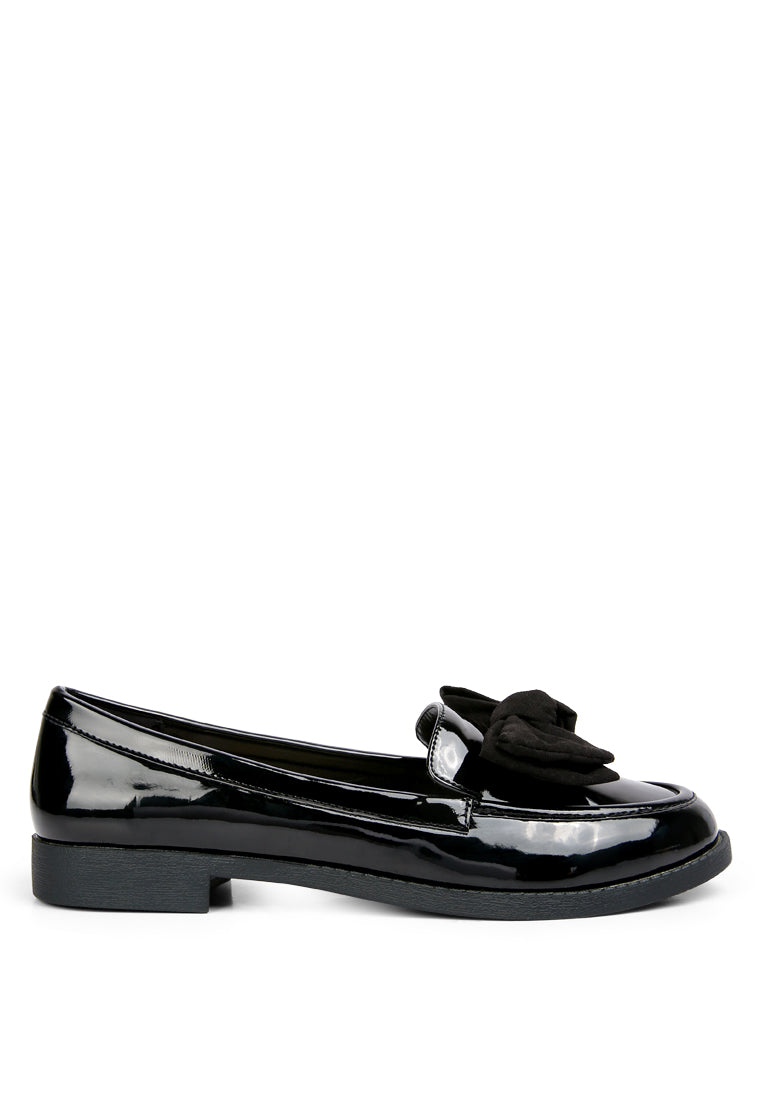 Bowberry Bow-Tie Patent Loafers