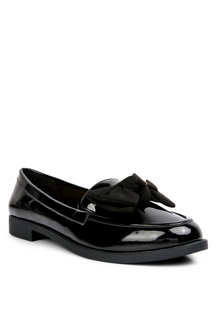 Bowberry Bow-Tie Patent Loafers