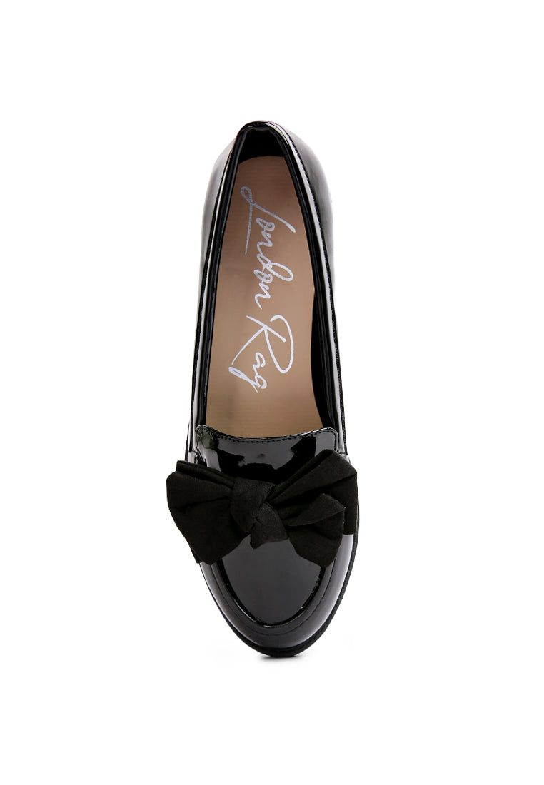 Bowberry Bow-Tie Patent Loafers