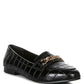 Bro Zone Croc Metail Chain Loafers