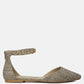 Buqisi Chain Embellished Flat Sandals