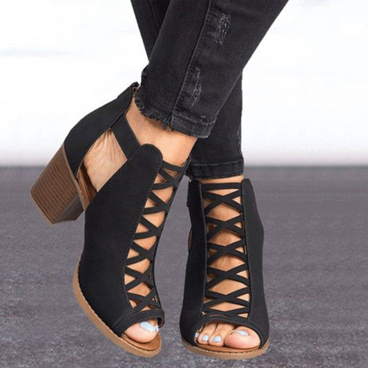 Women High Heel Strappy Sandals