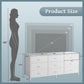9 Drawer Dresser and TV Stand for Large Storage