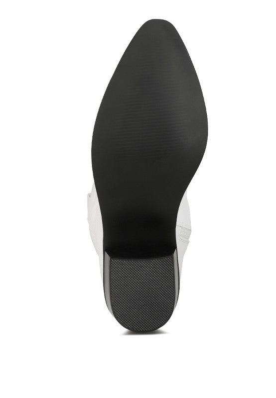 Reyes Patchwork Studded Cowboy Boots