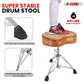 5Core Drum Throne Padded Guitar Stool Saddle Drummer Seat for Adults &
