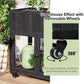 Patio 35.4''x17.7''x37.4'' Mini Wood Cold Frame, Compact 2 Doors
