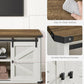 TV Stand for Tvs up to 65 Inches, Farmhouse Entertainment Center with