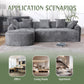 Boucle Sofa 3 Seater for Living Room Oversized Comfy Sofa L-Shape Sofa