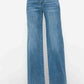 bytos Full Size High Rise Wide Leg Jeans with Pockets