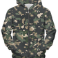 Camofludge 8 UNISEX ZIP HOODIE
