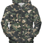 Camofludge 8 UNISEX ZIP HOODIE