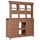 65.7'' H Tall Garden Potting Bench Table with Hutch,Patio Storage