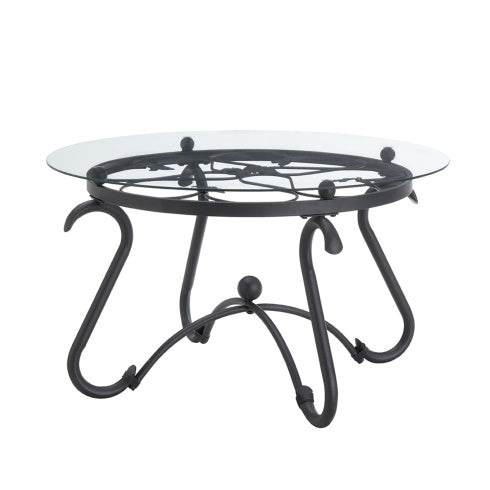 2 Piece Tempered Glass Surface Coffee Table Set, Decor Coffee Table