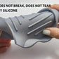 2 pcs Grey Silicone Soap Tray   Self Draining Soap Dish   Soap Holder