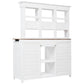 65.7'' H Tall Garden Potting Bench Table with Hutch,Patio Storage