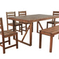 High-quality Acacia Wood Outdoor Table and Chair Set, Suitable for
