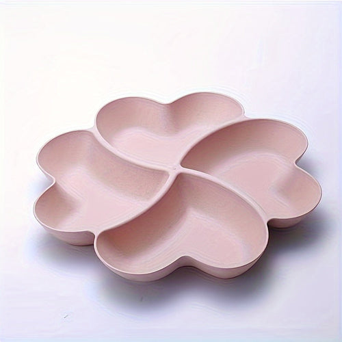 HeartShaped 4Compartment Party Snack Tray  Reusable