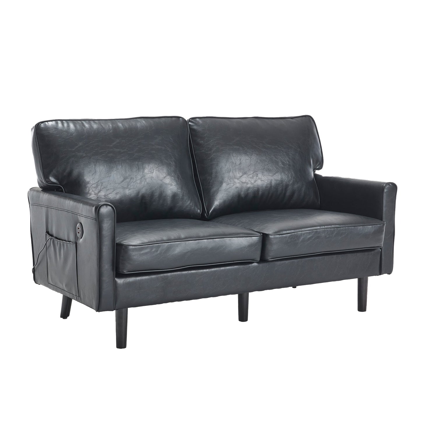 Loveseat Sofa, Mid Century Modern Love Seat, 2 Seater Sofa Couches for