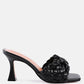 Celie Woven Strap Mid Heel Sandals