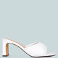Celine Quilted Italian Block Heel Sandals