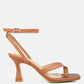 Celty Ankle Strap Spool Heel Sandals