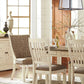 Bolanburg Farmhouse Dining Table with Drawers, Seats up to 6,