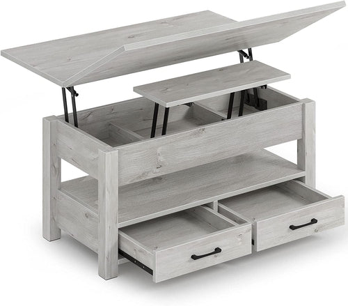 Coffee Table Lift Top, Multi-Function Convertible Coffee Table with
