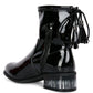 Cheer Leader Tassels Detail Ankle Boots