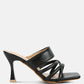 Chiri Criss Cross Strap Spool Heel Sandals