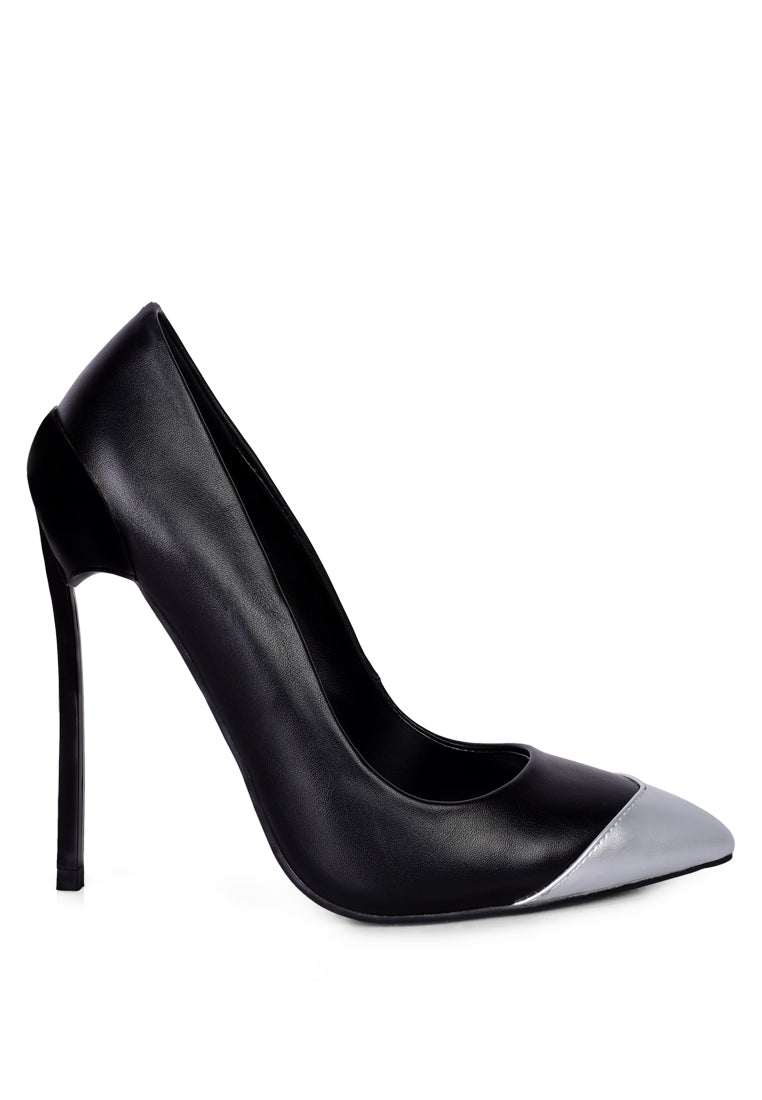 Cidra Silver Dip Stiletto Heels