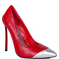 Cidra Silver Dip Stiletto Heels